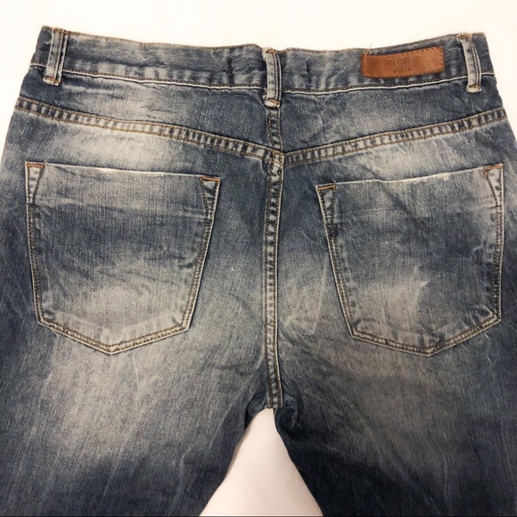 ZARA DISTRESSED BOYFRIEND JEANS - Picture 6 of 7